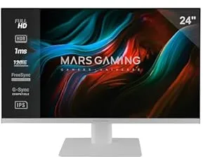 Mars Gaming MV-24 écran plat de PC 61 cm (24") 1920 x 1080 pixels Full HD LED Blanc