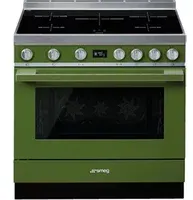 Smeg CPF9IPOG four et cuisinière Electrique Plaque avec zone à induction Olive A+