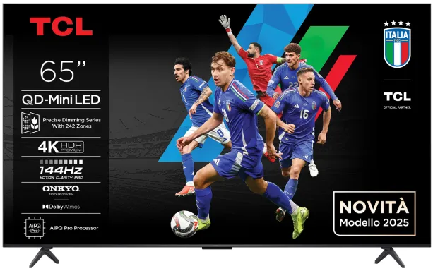 TCL C6K 65C6K TV 165,1 cm (65") 4K Ultra HD Smart TV Wifi Métallique