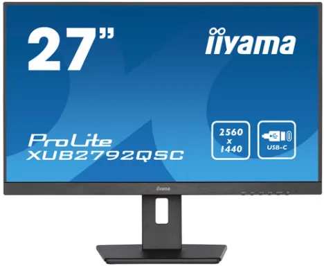 iiyama ProLite écran plat de PC 68,6 cm (27") 2560 x 1440 pixels Wide Quad HD LED Noir