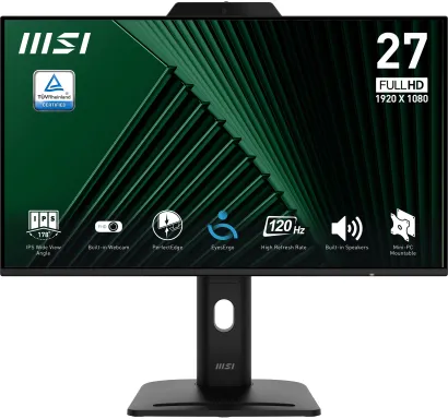 MSI PRO MP272PMG écran plat de PC 68,6 cm (27") 1920 x 1080 pixels Full HD LCD Noir