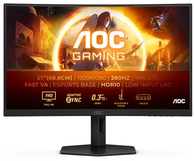 AOC G4 C27G4ZXU écran plat de PC 68,6 cm (27") 1920 x 1080 pixels Full HD LED Noir