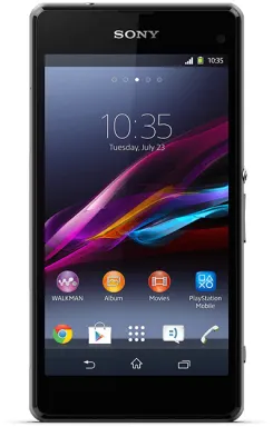 Sony Xperia Z1 Compact 10,9 cm (4.3") SIM unique Android 4.3 4G Micro-USB B 2 Go 16 Go 2300 mAh Noir