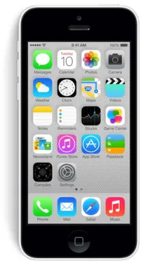 Apple iPhone 5c 10,2 cm (4") SIM unique iOS 7 4G 32 Go Blanc