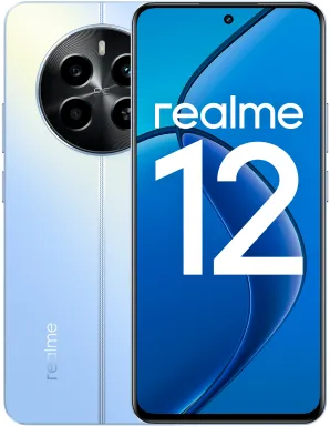 realme 12 4G 16,9 cm (6.67") Double SIM hybride Android 14 USB Type-C 8 Go 256 Go 5000 mAh Bleu