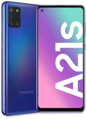 Samsung Galaxy A21s SM-A217F/DSN 16,5 cm (6.5") Double SIM Android 10 4G USB Type-C 4 Go 128 Go 5000 mAh Bleu