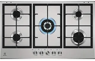 Electrolux KGS9536SX Acier inoxydable Intégré 90 cm Gaz 5 zone(s)