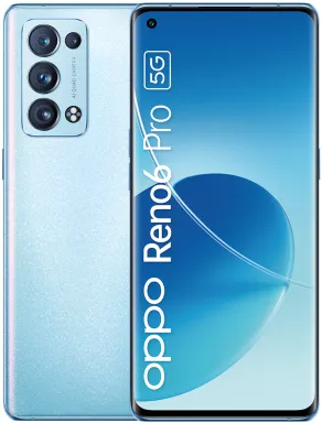 OPPO Reno 6 Pro 5G 16,6 cm (6.55") Double SIM Android 11 USB Type-C 12 Go 256 Go 4500 mAh Bleu