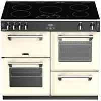 Stoves 444411447 four et cuisinière Electrique Plaque avec zone à induction Crème A