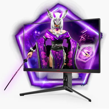 AOC AG274QG écran plat de PC 68,6 cm (27") 2560 x 1440 pixels Quad HD LED Noir, Rouge
