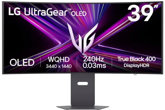 LG 39GX900A-B écran plat de PC 99,1 cm (39") 3440 x 1440 pixels Wide Quad HD OLED Noir