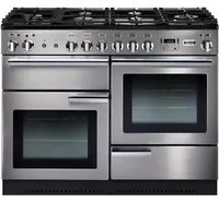 Falcon Professional+ 110 Cuisinière Electrique Gaz Chrome, Acier inoxydable A