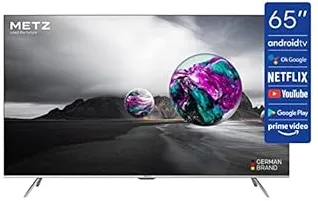 Metz 65MUC7000Z TV 165,1 cm (65") 4K Ultra HD Smart TV Wifi Noir, Argent 300 cd/m²