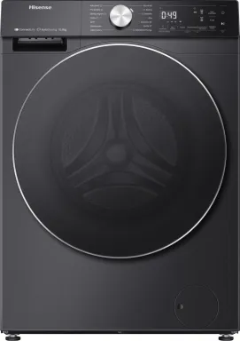 Hisense WF5S1045BB machine à laver Charge avant 10,5 kg 1400 tr/min Noir