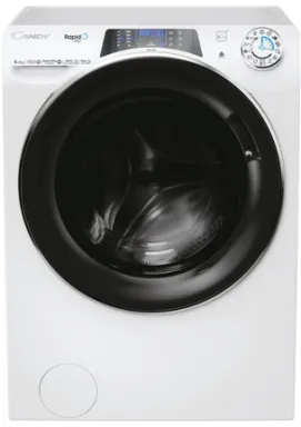 Candy RapidÓ PRO RPW5856BWMBC/-S machine à laver avec sèche linge Pose libre Charge avant Blanc D