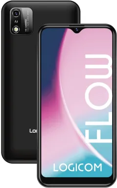 Logicom Flow 15,9 cm (6.26") Double SIM Android 12 4G Micro-USB 2 Go 32 Go 3000 mAh Noir