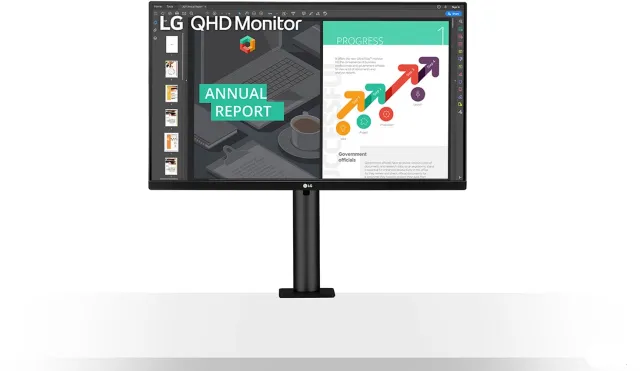 LG 27QN880P-B écran plat de PC 68,6 cm (27") 2560 x 1440 pixels Quad HD Noir