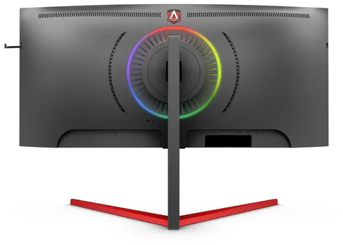 AOC AGON 3 AG353UCG écran plat de PC 88,9 cm (35") 3440 x 1440 pixels Quad HD LED Noir, Rouge