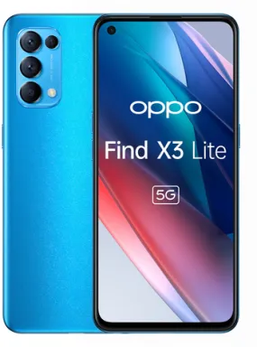 OPPO Find X3 Lite 16,3 cm (6.4") Double SIM ColorOS 11.1 5G USB Type-C 8 Go 128 Go 4300 mAh Bleu