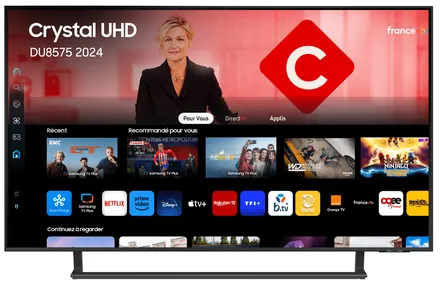 Samsung TV Crystal UHD 50" DU8575 2024, 4K, Smart TV