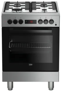 Beko FSE62110DXF Cuisinière Electrique Gaz Acier inoxydable A