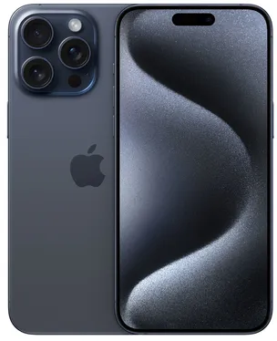 Apple iPhone 15 Pro Max 17 cm (6.7") Double SIM iOS 17 5G USB Type-C 256 Go Titane, Bleu