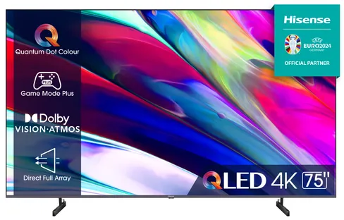 Hisense 75A7KQ TV 190,5 cm (75") 4K Ultra HD Smart TV Wifi Noir 350 cd/m²