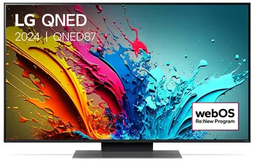 LG QNED 55QNED87T6B TV 139,7 cm (55") 4K Ultra HD Smart TV Wifi Noir, Argent