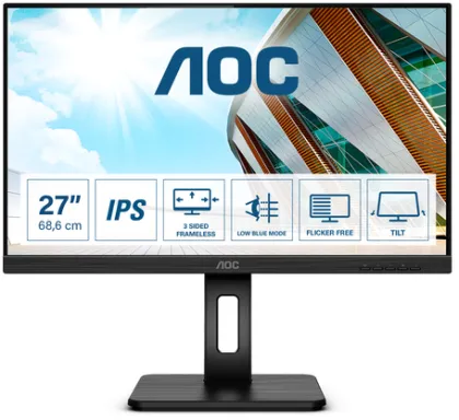 AOC P2 27P2Q LED display 68,6 cm (27") 1920 x 1080 pixels Full HD Noir