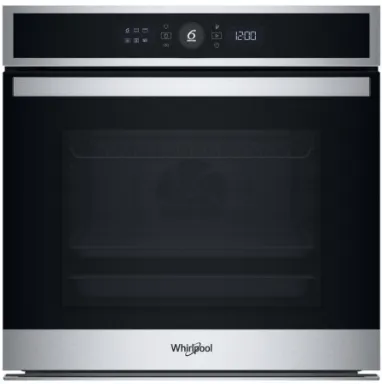 Whirlpool WOI4IS8PM0XAF four 73 L 3450 W Noir, Acier inoxydable