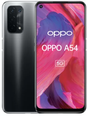 OPPO A54 5G 16,5 cm (6.5") Double SIM ColorOS 11.1 USB Type-C 4 Go 64 Go 5000 mAh Noir