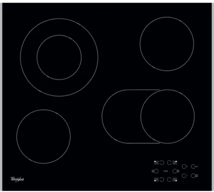 Whirlpool AKT 8210 LX Noir Intégré Céramique 4 zone(s)