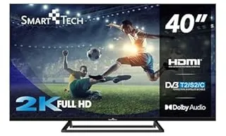 Smart Tech 40FN01V3 TV 101,6 cm (40") 4K Ultra HD Gris 250 cd/m²