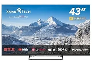 SMART Technologies 43UW02V TV 109,2 cm (43") 4K Ultra HD Smart TV Wifi Noir 230 cd/m²