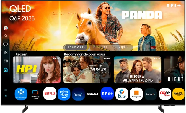 Samsung TV AI QLED 75" Q6F 2025, 4K, Quantum Dots