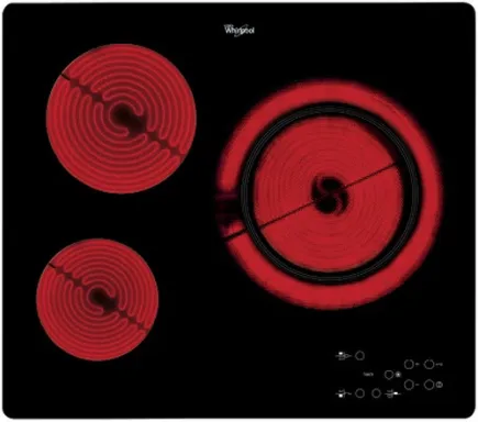 Whirlpool AKT 807/BF plaque Noir Intégré Céramique 3 zone(s)