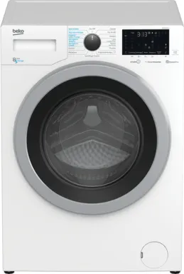 Beko HTV8736XS-IT machine à laver avec sèche linge Pose libre Charge avant Argent D