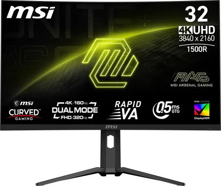 MSI MAG 321CUPDF écran plat de PC 80 cm (31.5") 3840 x 2160 pixels 4K Ultra HD LCD Noir