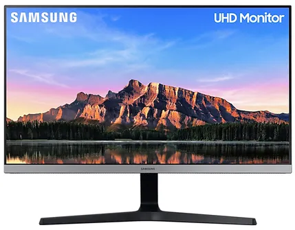 Samsung LU28R552UQR LED display 71,1 cm (28") 3840 x 2160 pixels 4K Ultra HD Bleu, Gris