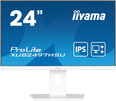 iiyama ProLite XUB2497HSU-W2 écran plat de PC 60,5 cm (23.8") 1920 x 1080 pixels Full HD LED Blanc