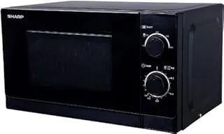 Sharp Home Appliances R-200(BK)E micro-onde Noir 20 L 800 W