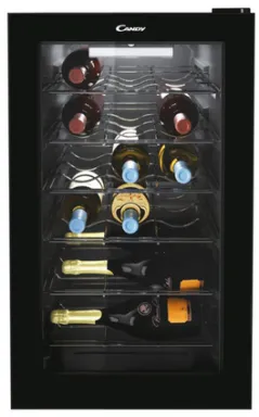 Candy DiVino CWC 021 M/N Refroidisseur de vin compresseur Pose libre Noir 21 bouteille(s)