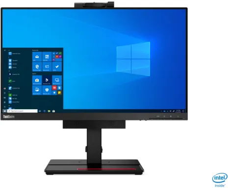 Lenovo ThinkCentre Tiny-In-One écran plat de PC 60,5 cm (23.8") 1920 x 1080 pixels Full HD LED Noir