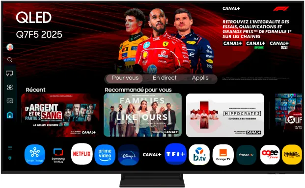 Samsung TV AI QLED 55" Q7F5 2025, 4K, Quantum Dots