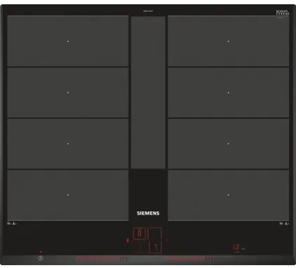 Siemens EX651LYC1F plaque Noir Intégré Plaque avec zone à induction 4 zone(s)