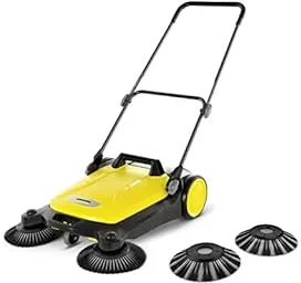 Kärcher S 4 Twin 2-in-1 aspirateur balai Noir, Jaune