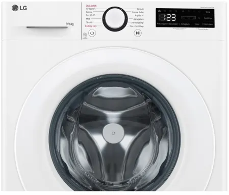 LG F4DR5009A3W machine à laver avec sèche linge Pose libre Charge avant Blanc D