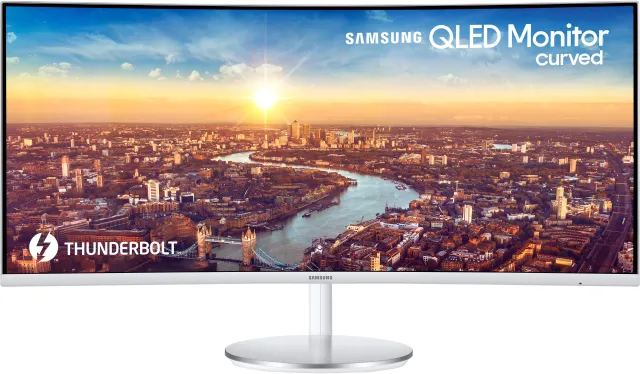 Samsung C34J791WTU LED display 86,4 cm (34") 3440 x 1440 pixels Quad HD Gris