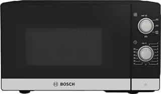 Bosch Serie 2 FFL020MS2 micro-onde Noir, Acier inoxydable Micro-onde simple Comptoir 20 L 800 W