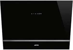 Smeg KV28N hotte Montée au mur Noir 666 m³/h A